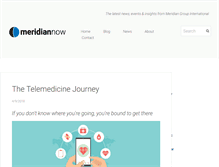 Tablet Screenshot of meridiannow.com